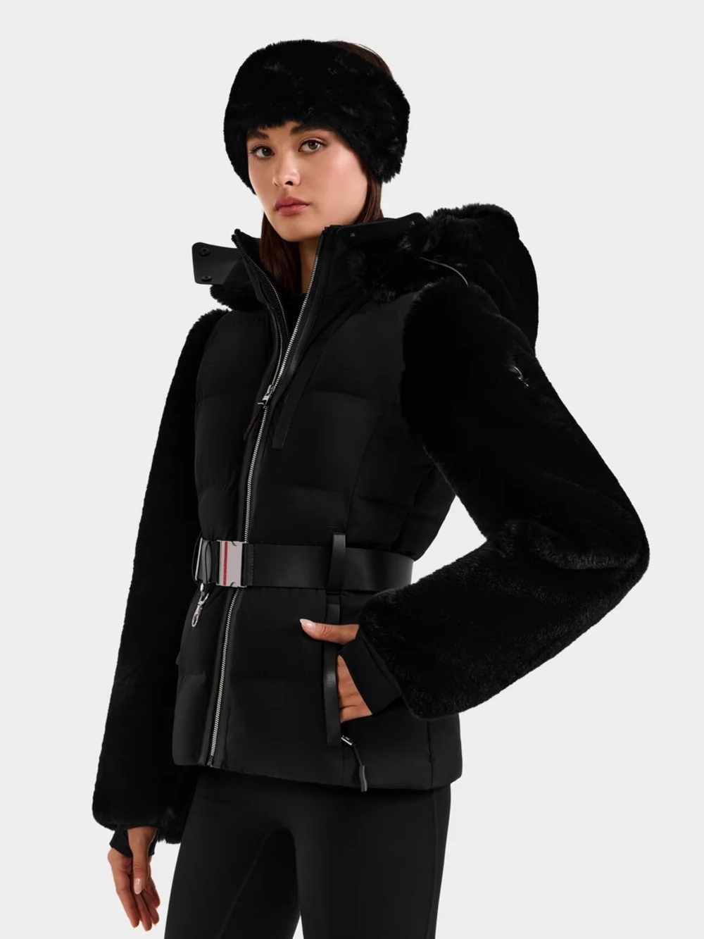 RUDSAK JOANNA WOMEN'S SKI JACKET WITH FAUX FUR